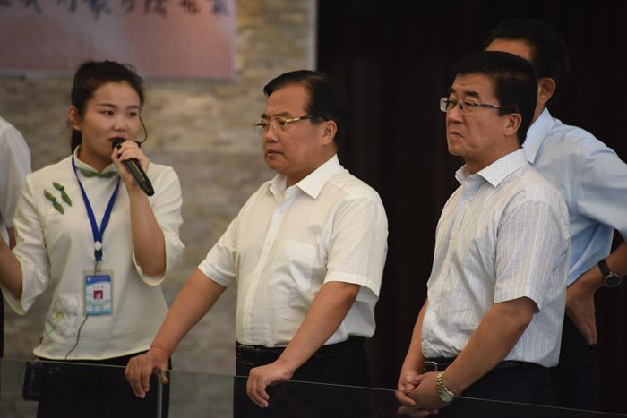 青岛市长张新起到微山湖湿地考察文化创意产业